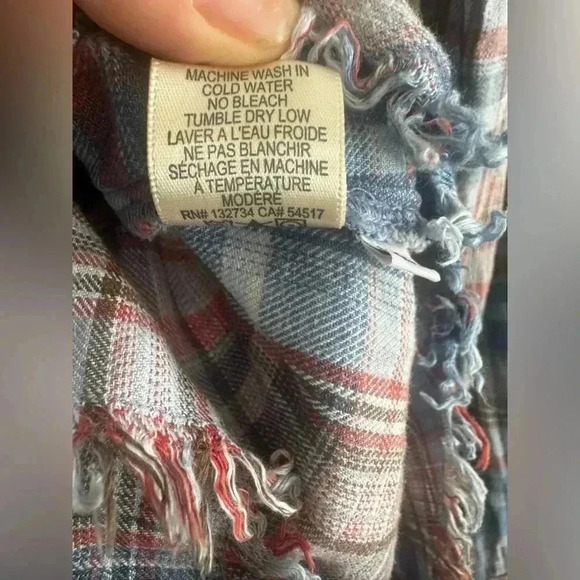 Cloth & Stone | Anthropologie soft plaid flannel Size XS - Picture 13 of 14